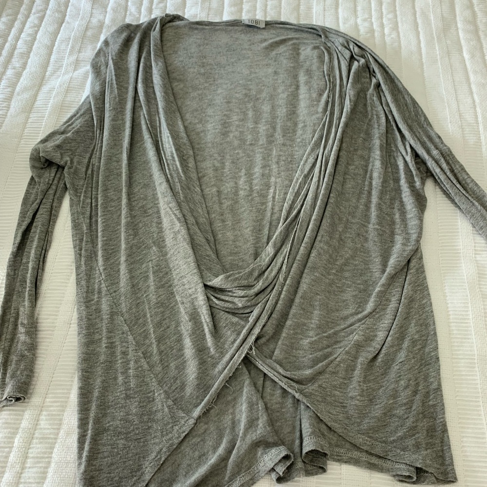 Tobi grey slouch shirt